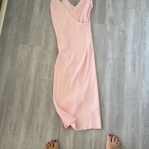 Pretty pink jersey dress size large